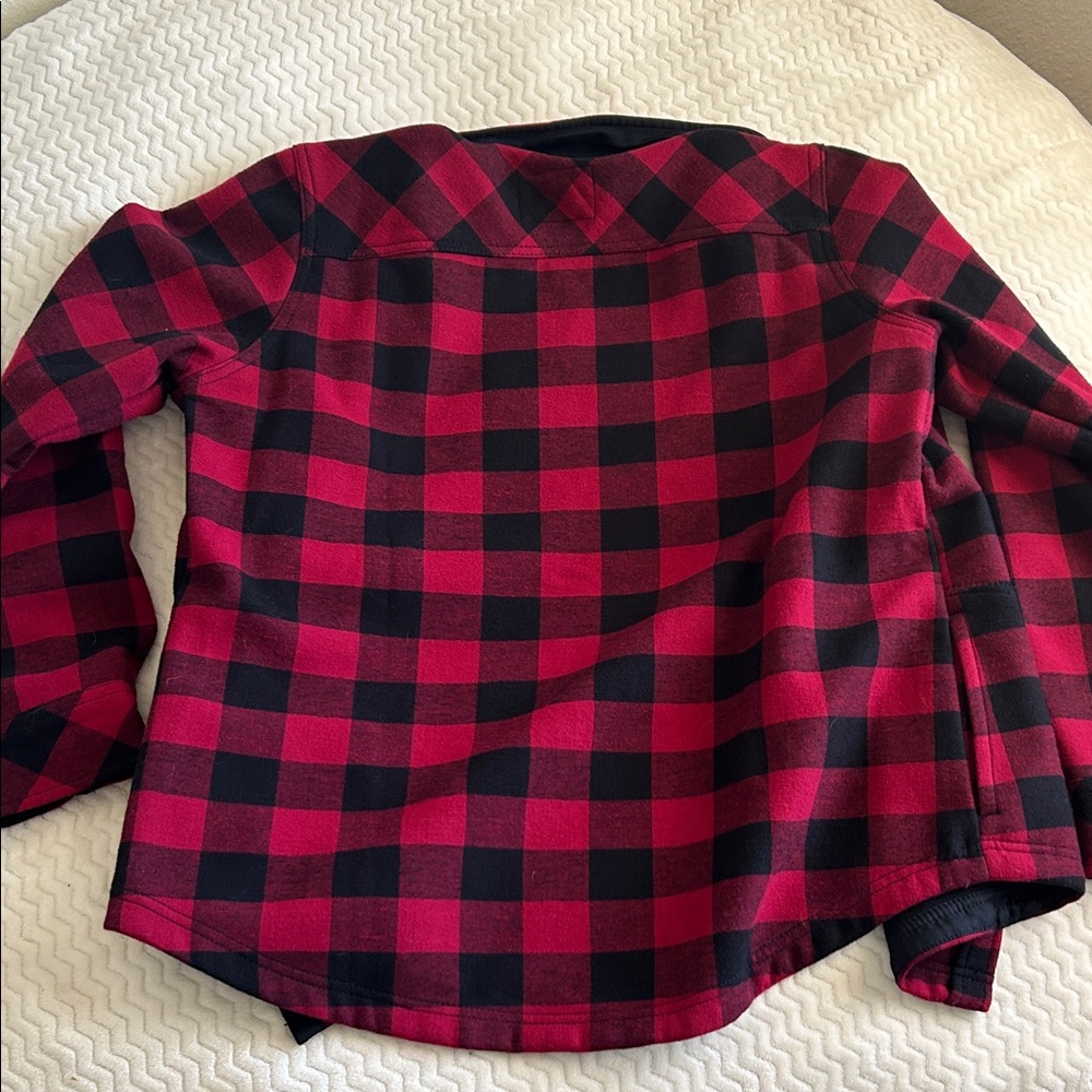 Orvis Women’s Plaid Button Down Shirt Jacket- Red and Black - Picture 7 of 7